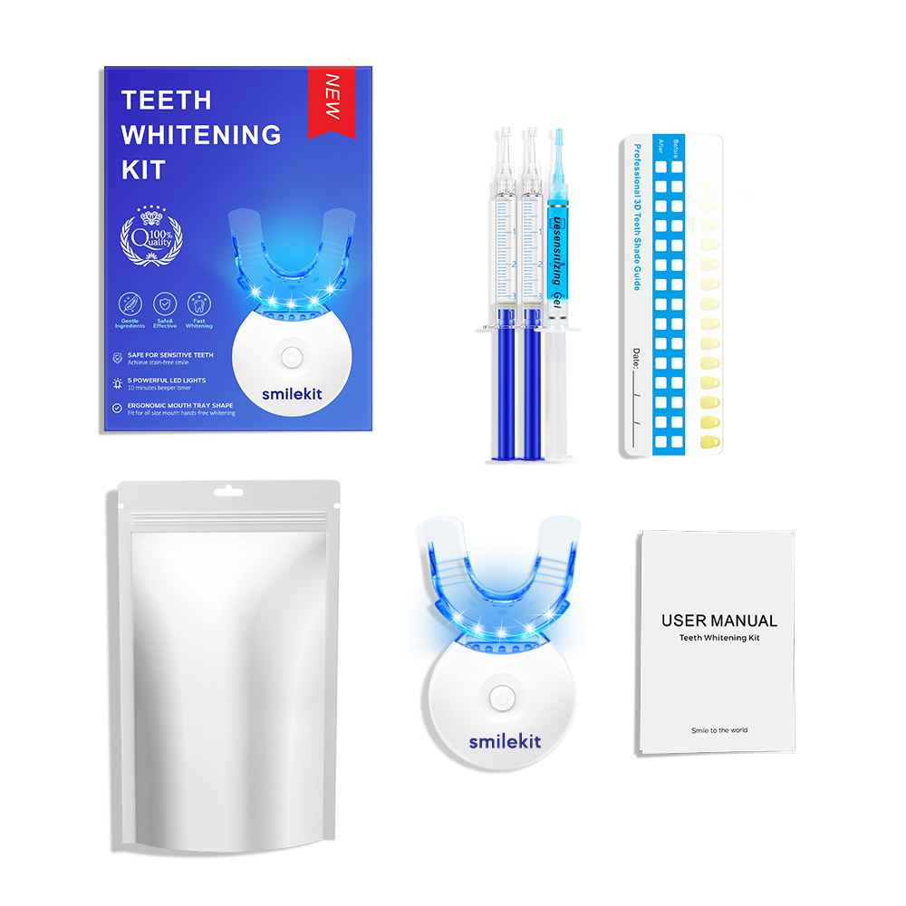 Teeth Whitening Session - 歯のホワイトニングキット - 35% カルバミド過酸化物を含む 5X LED