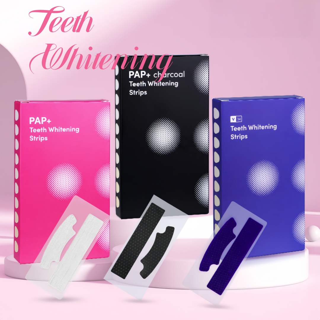 Teeth Whitening Enzymes - 14 ストリップ歯のホワイトニングストリップ歯 7 日間治療ノンスリップドライストリップ歯のホワイトニング穏やかな PAP 酵素歯に安全