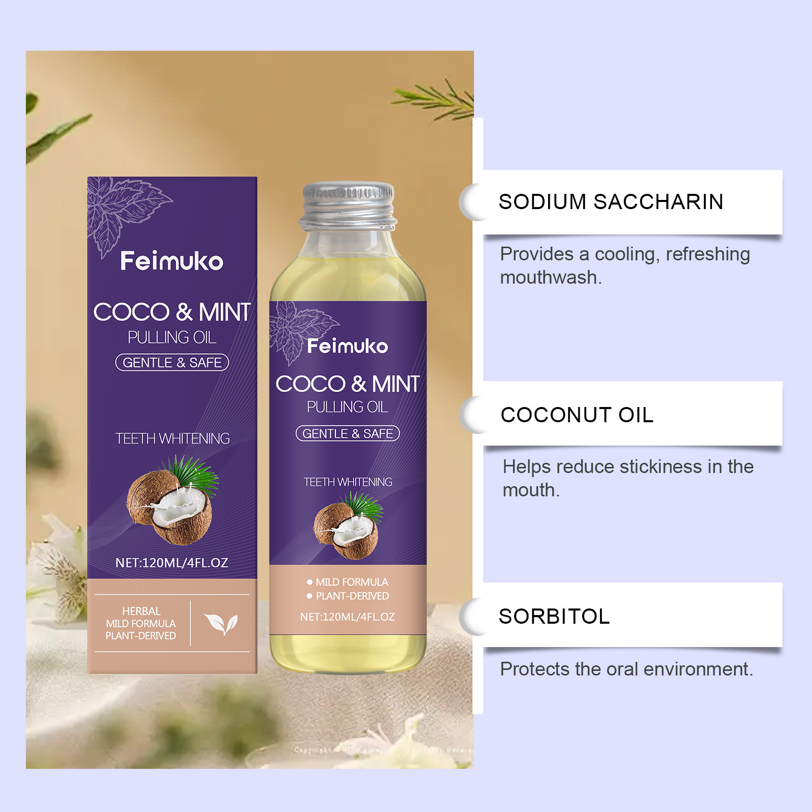 ココナッツオイル ペパーミント プーリングオイル マウスウォ - Teeth Whitening With Coconut Oil のレビューと価格