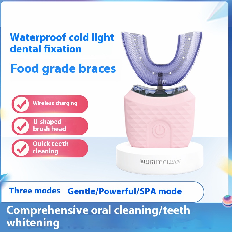 大人用電動U字型歯ブラシ - 柔らかい毛の歯のホワイトニング - Teeth Whitening Session のレビューと価格