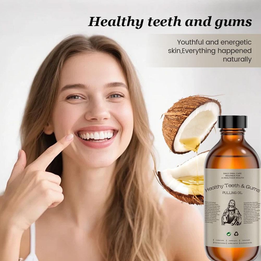 ココナッツミントオイルプルリングマウスウォッシュ アルコール - Teeth Whitening With Coconut Oil のレビューと価格