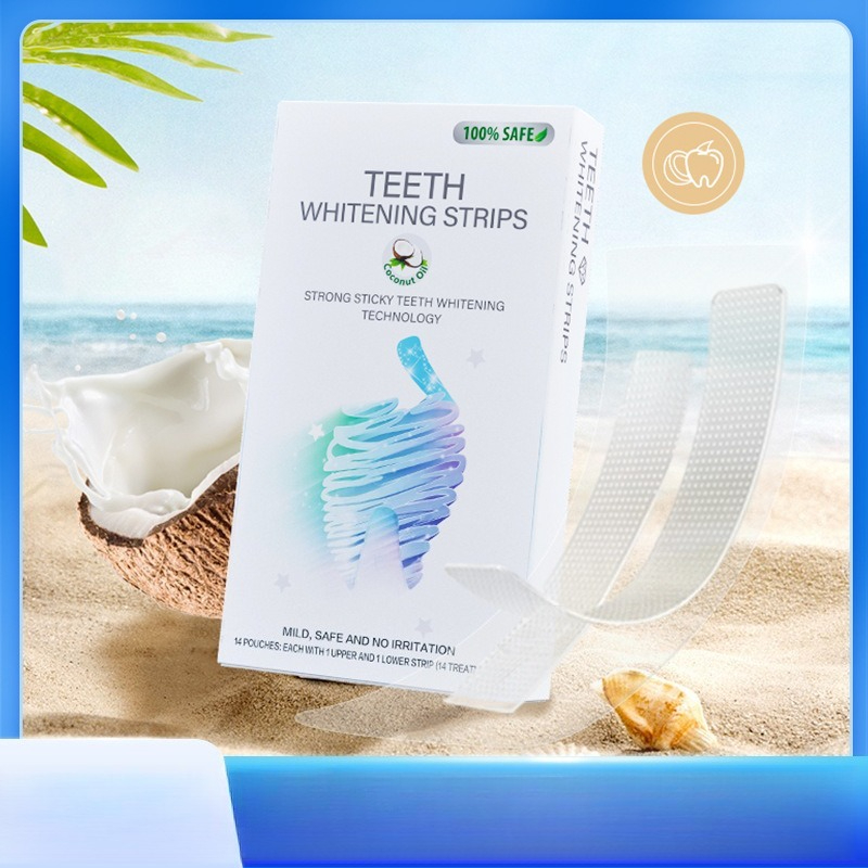 6Dビューティーパッチ ココナッツオイル 6%過酸化水素配合 - Teeth Whitening With Coconut Oil のレビューと価格