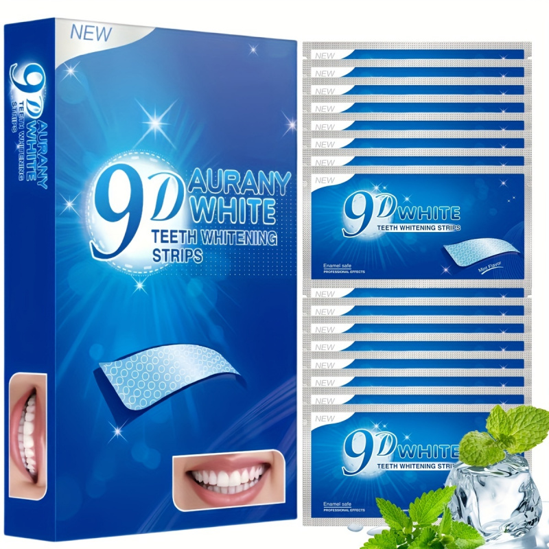 9D Aurany ホワイト歯ホワイトニング ストリップ 2 - Teeth Whitening Session のレビューと価格