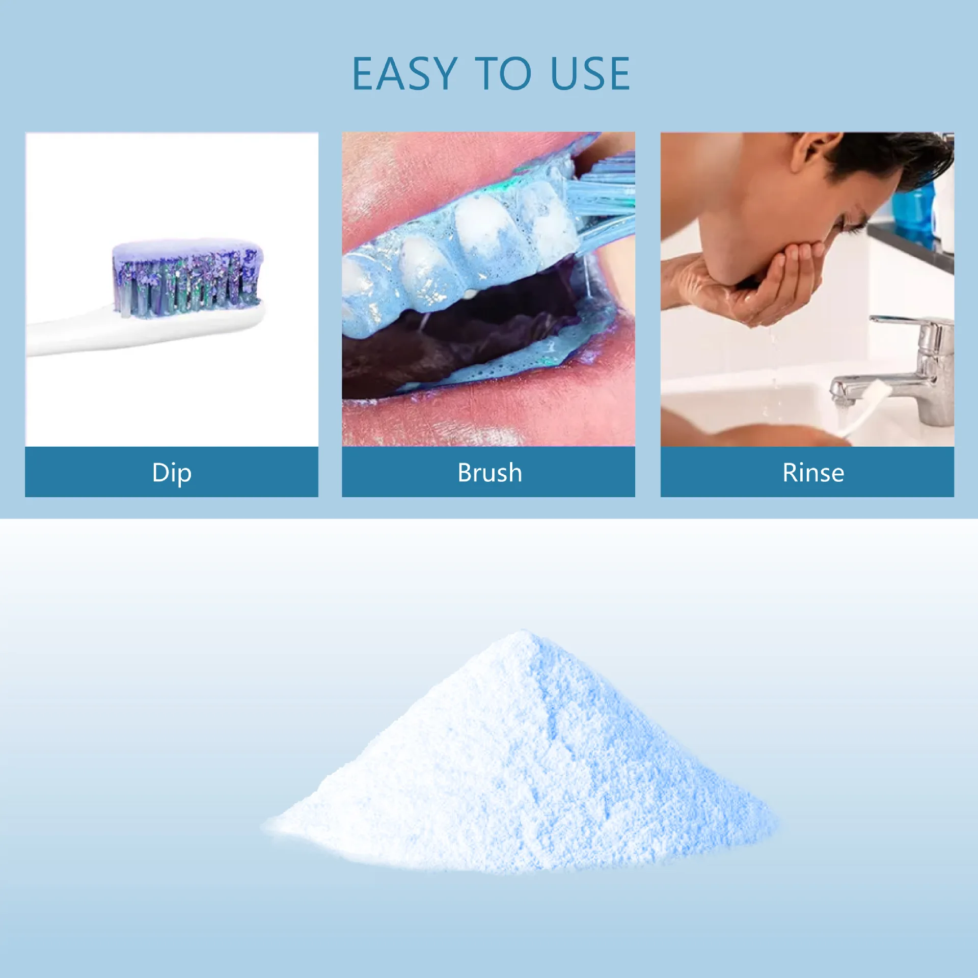 5D 80g ブルーエンザイム歯磨き粉、黄ばんだ歯の汚れ除去 - Teeth Whitening Enzymes のレビューと価格