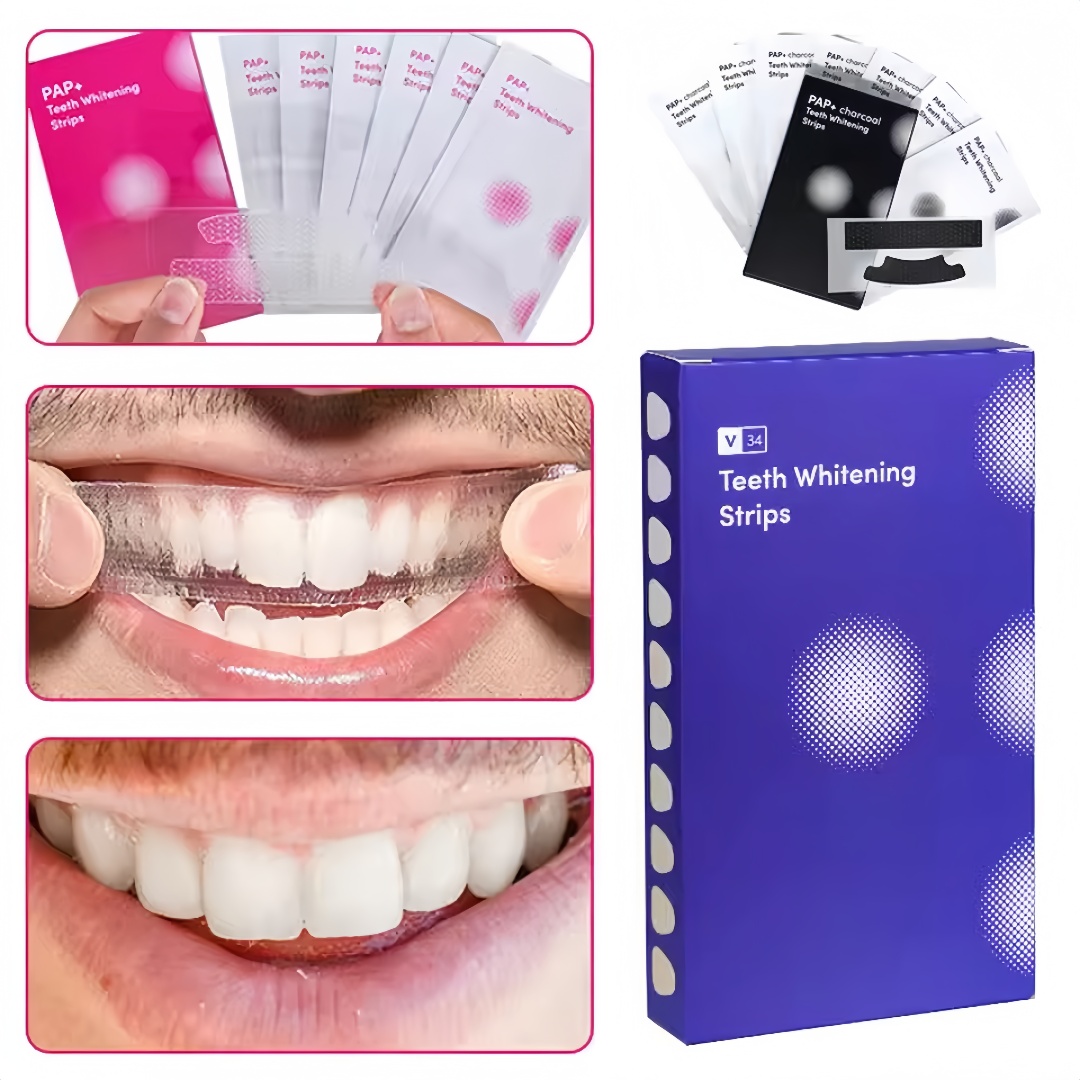 14 ストリップ歯のホワイトニングストリップ歯 7 日間治療 - Teeth Whitening Enzymes のレビューと価格