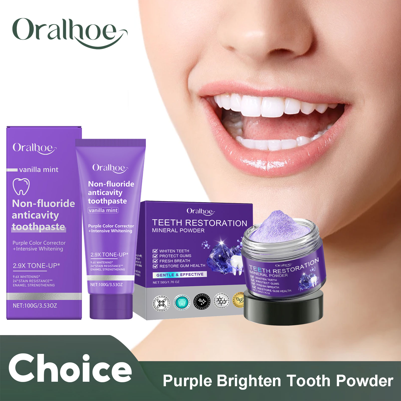 歯の修復ミネラルパウダー,歯のホワイトニング,汚れの除去,口 - Teeth Whitening Session のレビューと価格