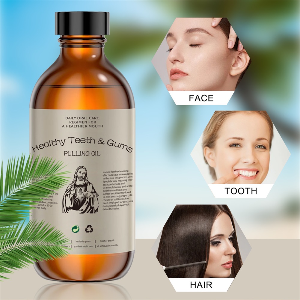 ココナッツプリングオイル マウスウォッシュ 歯を白くする 歯 - Teeth Whitening With Coconut Oil のレビューと価格
