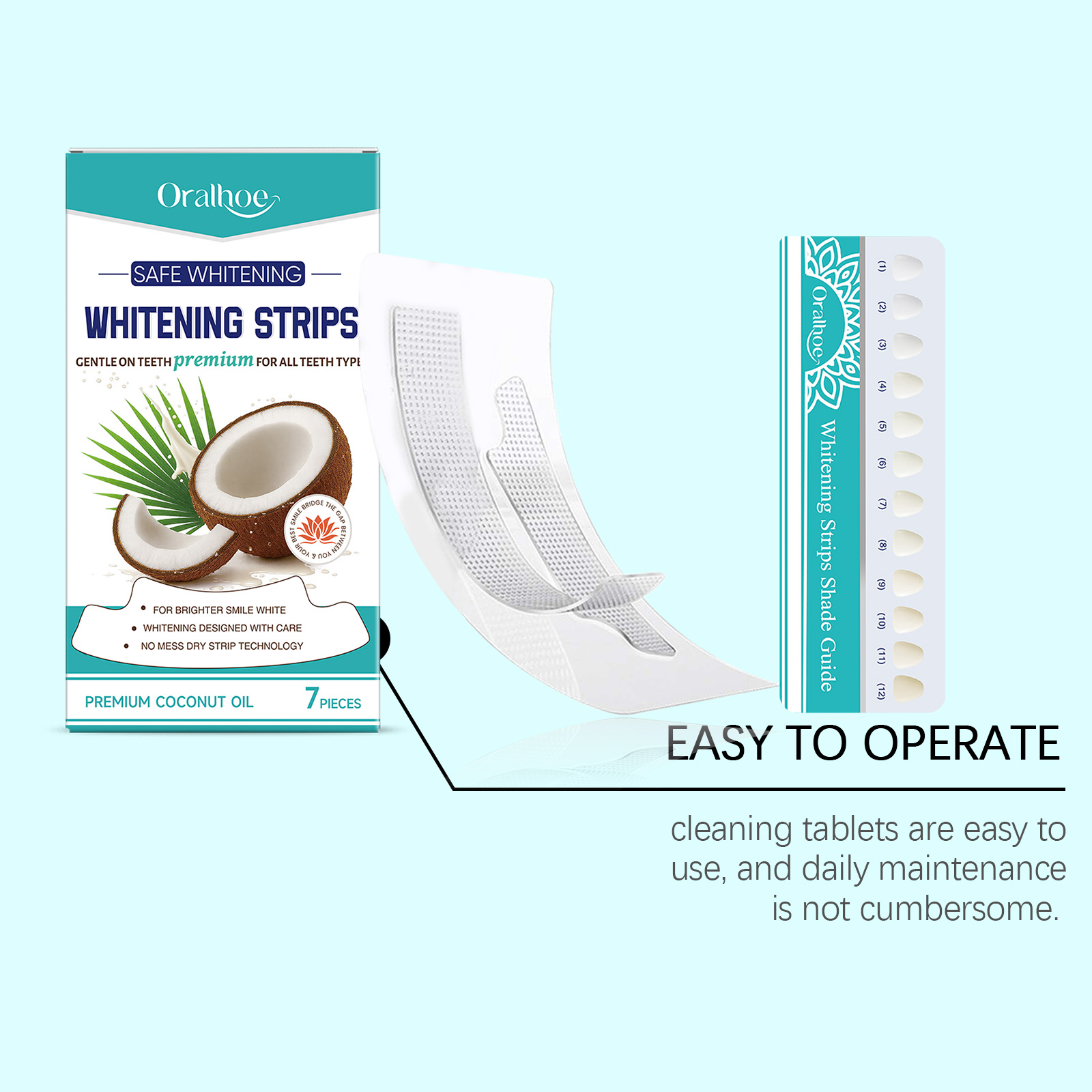 ココナッツオイル歯のホワイトニングストリップ 7 パック 優 - Teeth Whitening With Coconut Oil のレビューと価格