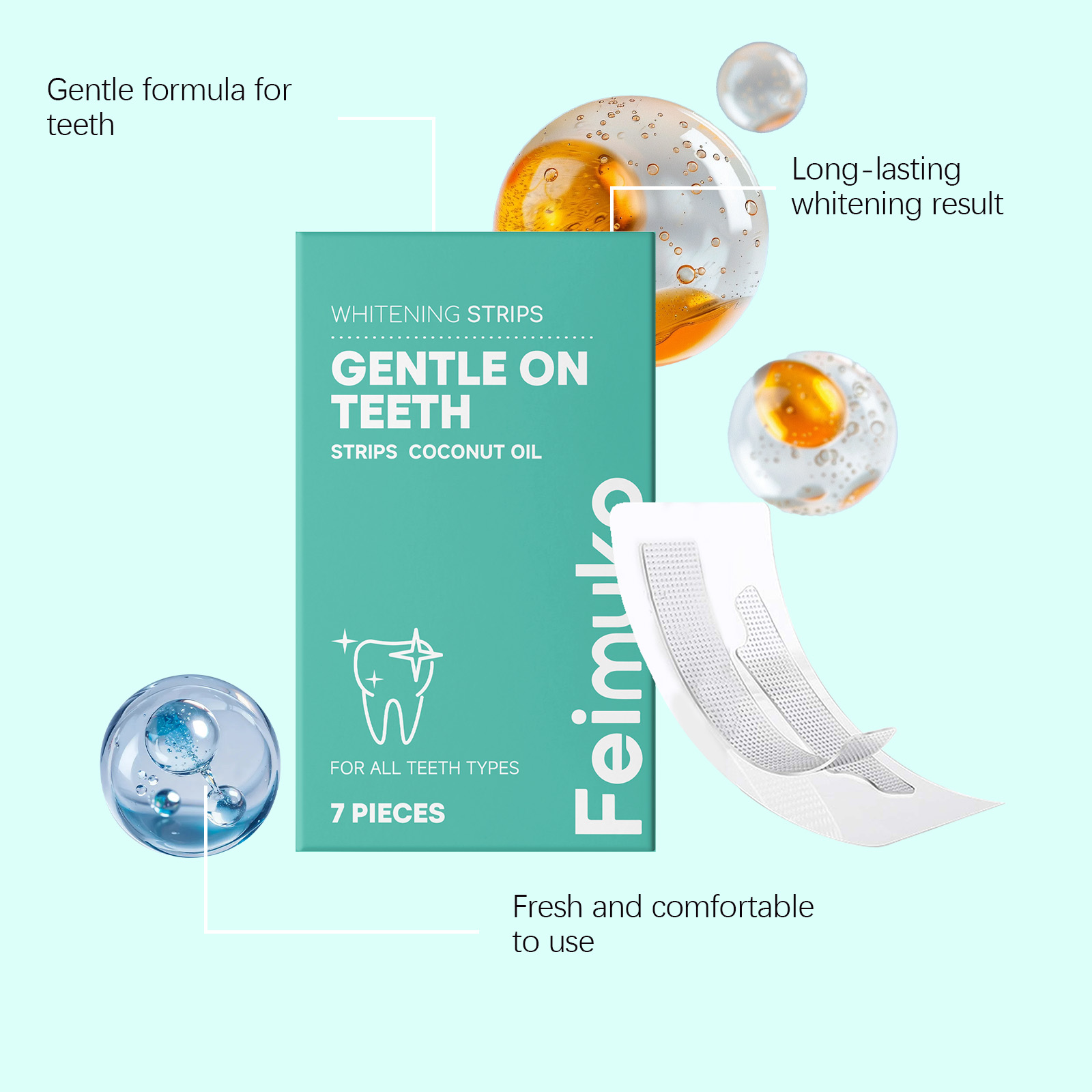 ココナッツオイル配合の歯のホワイトニングストリップは歯に優し - Teeth Whitening With Coconut Oil のレビューと価格
