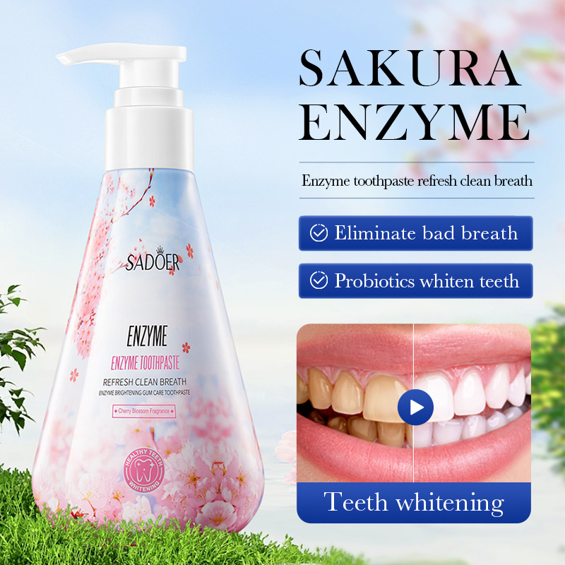 酵素ホワイトニング歯磨き粉ガムケア歯の間の隙間をきれいにし、 - Teeth Whitening Enzymes のレビューと価格