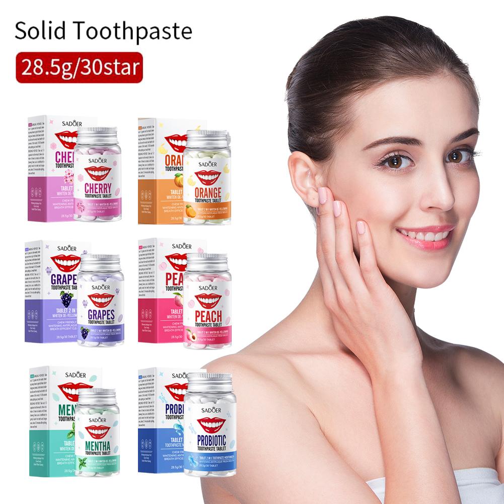 ミント固体歯磨き粉タブレットミントフレーバー歯息マウスウォッ - Teeth Whitening Best のレビューと価格
